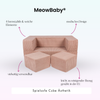 MeowBaby Spielsofa Ästhetik Cord Cube - Classic Cord Edition