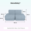 MeowBaby Spielsofa Mini Basic Cord Premium - Slim Cord Edition