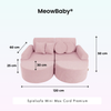 MeowBaby Spielsofa Mini Max Cord Premium - Slim Cord Edition