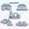 MeowBaby Spielsofa Mini Max Cord Premium - Slim Cord Edition
