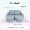MeowBaby Spielsofa Mini Max Cord Premium - Slim Cord Edition