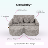 MeowBaby Spielsofa Mini Max Tangle - Cozy Chenille Edition