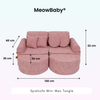 MeowBaby Spielsofa Mini Max Tangle - Cozy Chenille Edition