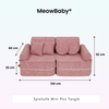 MeowBaby Spielsofa Mini Plus Tangle - Cozy Chenille Edition
