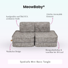 MeowBaby Spielsofa Mini Basic Tangle - Cozy Chenille Edition