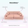 MeowBaby Spielsofa Ästhetik Cord - Classic Cord Edition