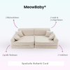 MeowBaby Spielsofa Ästhetik Cord - Classic Cord Edition