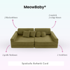 MeowBaby Spielsofa Ästhetik Cord - Classic Cord Edition