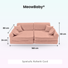 MeowBaby Spielsofa Ästhetik Cord - Classic Cord Edition
