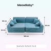 MeowBaby Spielsofa Ästhetik Cord - Classic Cord Edition