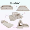 MeowBaby Spielsofa Cord Premium - Slim Cord Edition