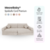 MeowBaby Spielsofa Cord Premium - Slim Cord Edition