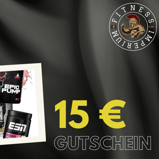 15 EUR Fitness Gutschein für Protein, Vitamine und Supplements – Fitness Imperium Online Shop