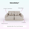 MeowBaby Spielsofa Mini Plus Cord Premium - Slim Cord Edition