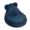 MeowBaby Kindersessel Bären-Sitzsack Churros - Plüsch-Cord Edition