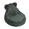 MeowBaby Kindersessel Bären-Sitzsack Churros - Plüsch-Cord Edition