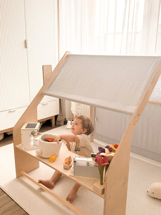 MeowBaby Spielhaus/Kaufladen mit Dach