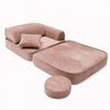 Meowbaby Kindersessel 3‑in‑1 Ästhetik Cord - Faltbare Kindercouch & Spielmatratze - Classic Cord Edition