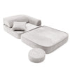 Meowbaby Kindersessel 3‑in‑1 Ästhetik Cord - Faltbare Kindercouch & Spielmatratze - Classic Cord Edition