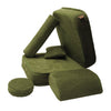 Meowbaby Kindersessel 3‑in‑1 Ästhetik Cord - Faltbare Kindercouch & Spielmatratze - Classic Cord Edition