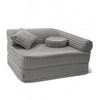 Meowbaby Kindersessel 3‑in‑1 Churros - Faltbare Kindercouch & Spielmatratze - Plüschcord Edition