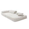 Meowbaby Kindersessel 3‑in‑1 Churros - Faltbare Kindercouch & Spielmatratze - Plüschcord Edition