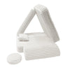 Meowbaby Kindersessel 3‑in‑1 Churros - Faltbare Kindercouch & Spielmatratze - Plüschcord Edition
