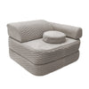 Meowbaby Kindersessel 3‑in‑1 Dune - Faltbare Kindercouch & Spielmatratze