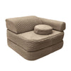 Meowbaby Kindersessel 3‑in‑1 Dune - Faltbare Kindercouch & Spielmatratze