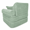 MeowBaby Kindersessel 3-in-1 Max Ästhetik Cord - faltbare Kindercouch & Spielmatratze - Classic Cord Edition