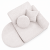 MeowBaby Kindersessel 3-in-1 Max Ästhetik Cord - faltbare Kindercouch & Spielmatratze - Classic Cord Edition
