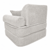 MeowBaby Kindersessel 3-in-1 Max Ästhetik Cord - faltbare Kindercouch & Spielmatratze - Classic Cord Edition