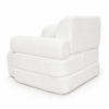 MeowBaby Kindersessel 3-in-1 Max Bouclé - faltbare Kindercouch & Spielmatratze