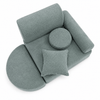 MeowBaby Kindersessel 3-in-1 Max Bouclé - faltbare Kindercouch & Spielmatratze