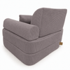 MeowBaby Kindersessel 3-in-1 Max Premium Cord - faltbare Kindercouch & Spielmatratze - Slim Cord Edition