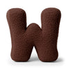 MeowBaby Buchstaben-Kissen Bearly - chocolate