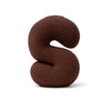 MeowBaby Buchstaben-Kissen Bearly - chocolate