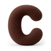 MeowBaby Buchstaben-Kissen Bearly - chocolate