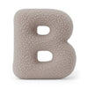 MeowBaby Buchstaben-Kissen Bearly - taupe