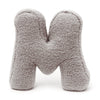MeowBaby Buchstaben-Kissen Bearly - taupe