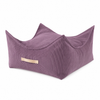 MeowBaby Sitzpouf für Kinder Quadratisch Premium Cord - Slim Cord Edition