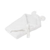 MeowBaby Einschlagdecke zum Schlafen und Kuscheln Bouclé - creme/weiß