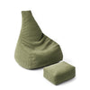 MeowBaby Kindersessel & Kinderhocker Ästhetik Cord Tearo - Classic Cord Edition