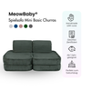 MeowBaby Spielsofa Mini Basic Churros - Plüschcord Edition