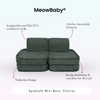 MeowBaby Spielsofa Mini Basic Churros - Plüschcord Edition