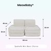 MeowBaby Spielsofa Mini Basic Churros - Plüschcord Edition