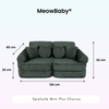 MeowBaby Spielsofa Mini Plus Churros - Plüschcord Edition