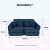 MeowBaby Spielsofa Mini Plus Churros - Plüschcord Edition