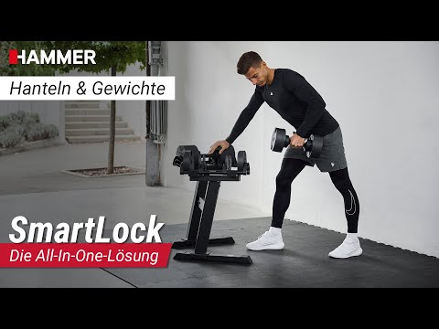 HAMMER SmartLock Hantel-Set | Verstellbare Hanteln (2 - 20kg)